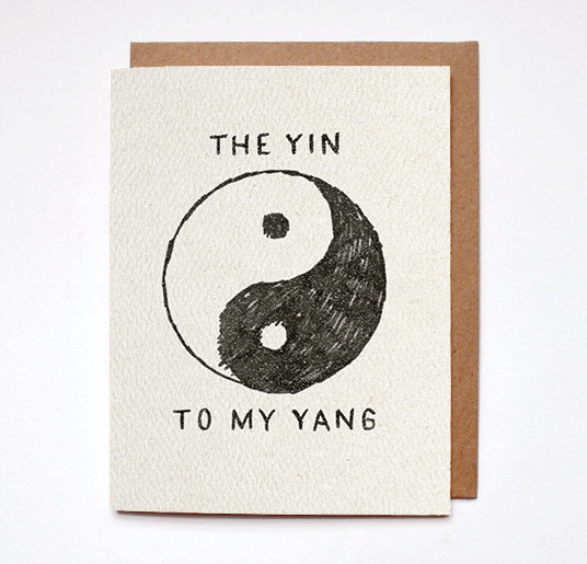 Yin Yang Card – GALLERY FLOWERS