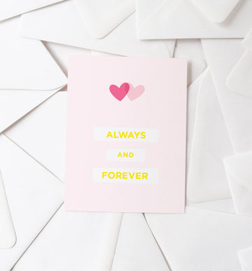 Two Hearts Forever Card