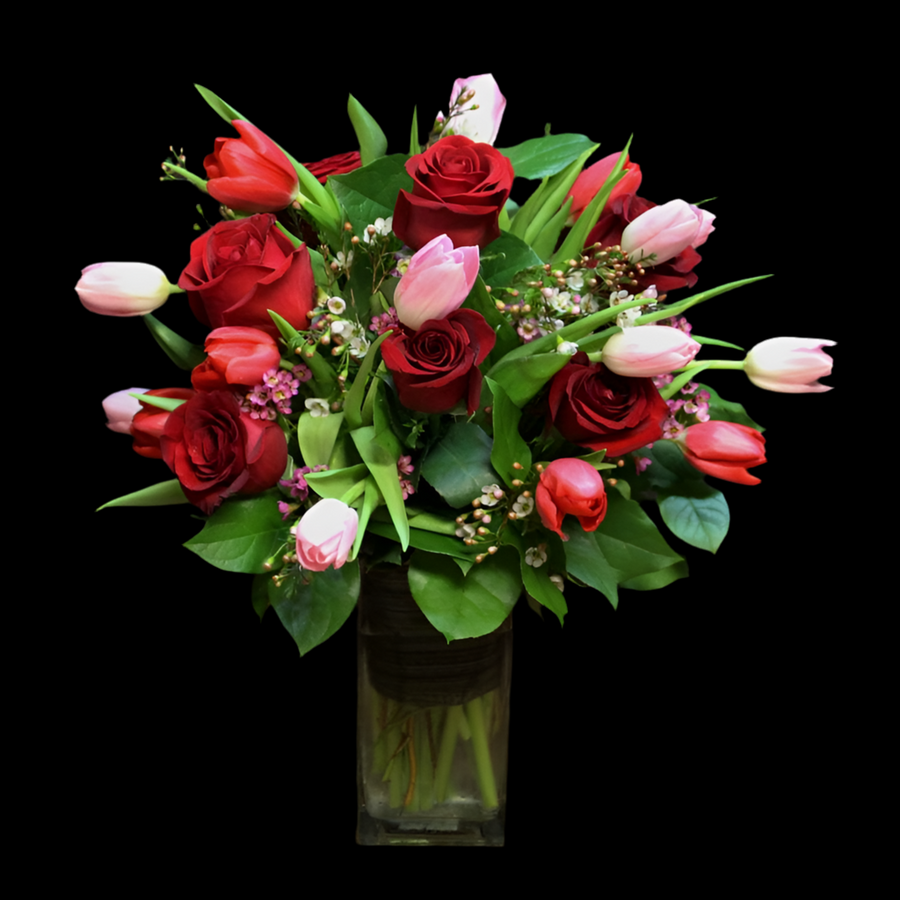 Tulips + Roses