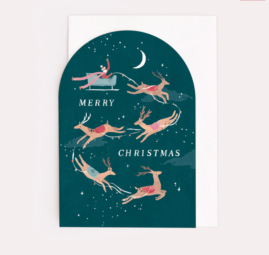 Reindeer Christmas Card