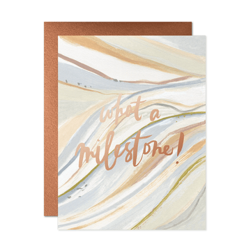 What a Milestone Card