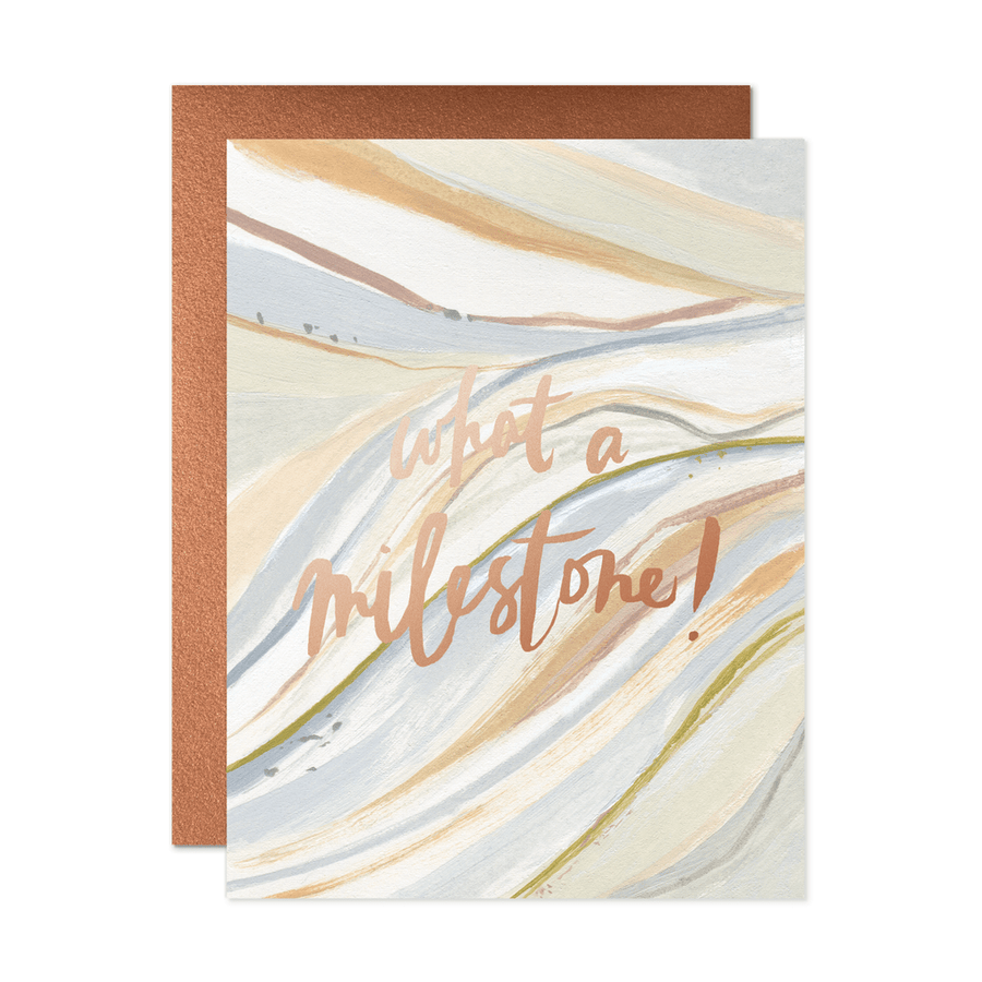 What a Milestone Card