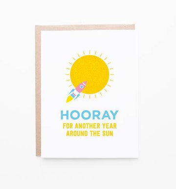 Around the Sun Birthday Card