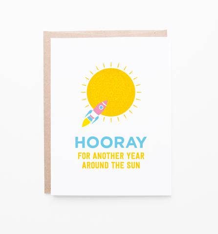Around the Sun Birthday Card