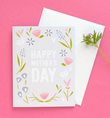 Mother's Day Blooms Greeting Card