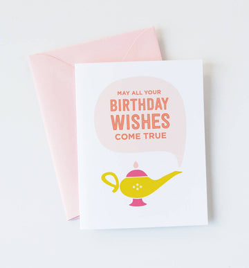 Magic Lamp Birthday Card