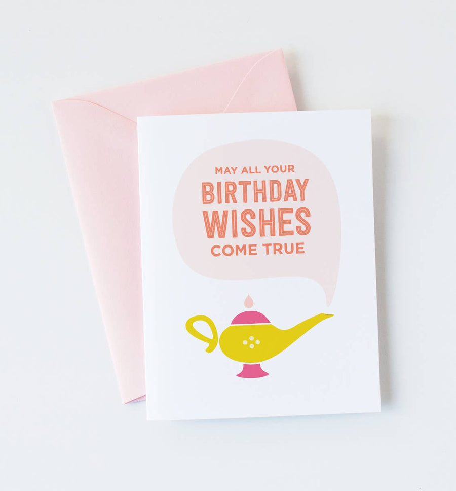 Magic Lamp Birthday Card