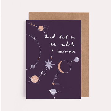 Best Dad Universe Card