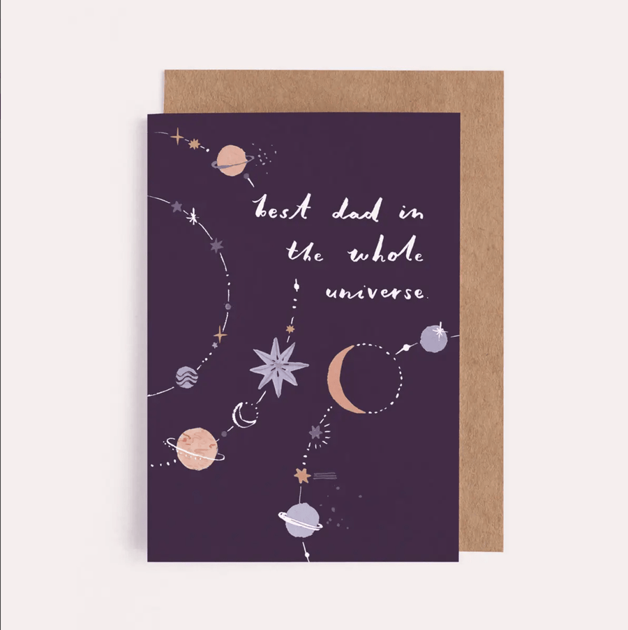 Best Dad Universe Card