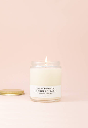 Lavender Sage Soy Candle - 9 oz.